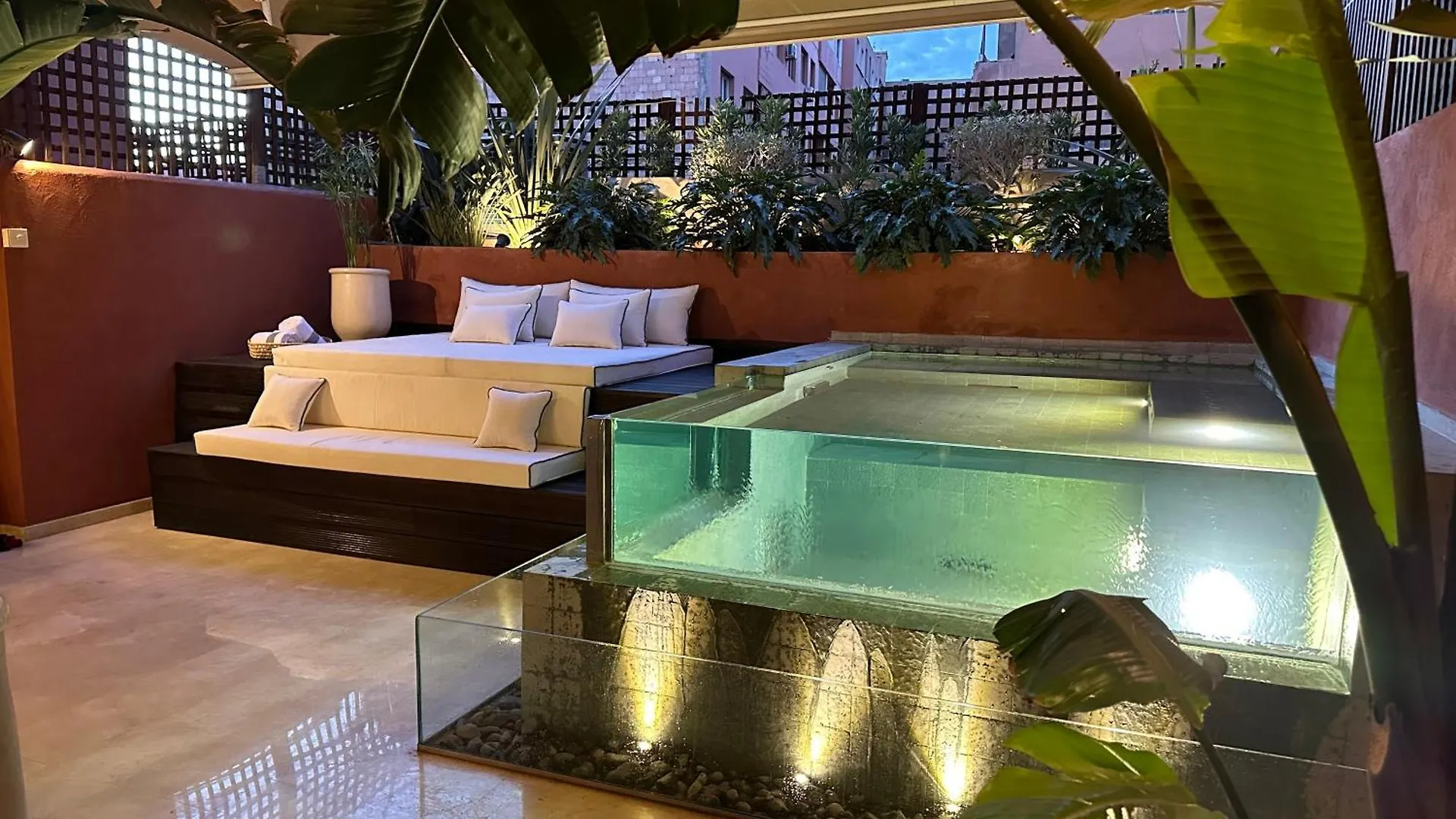 Nacarat Centre Gueliz 2Br Lägenhet Marrakesh Marocko