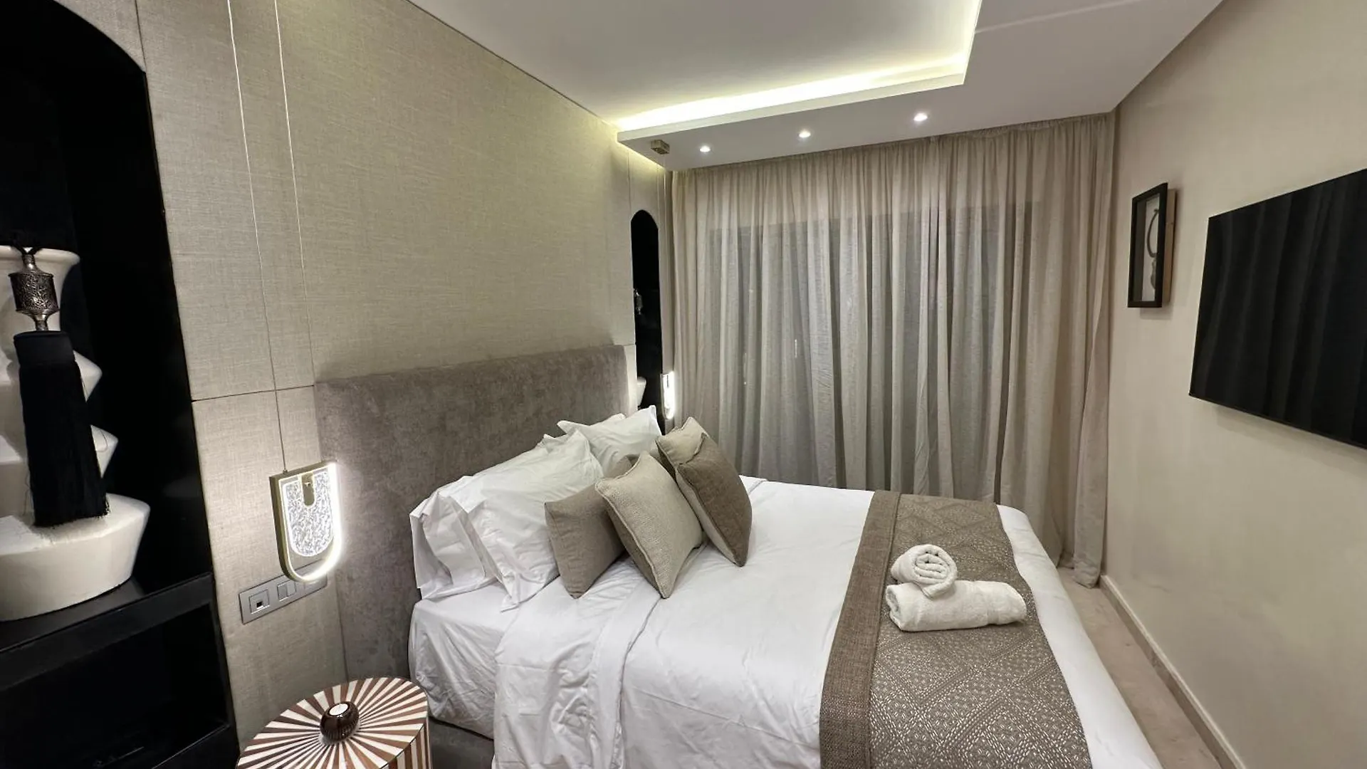 Nacarat Centre Gueliz 2Br Lägenhet Marrakesh